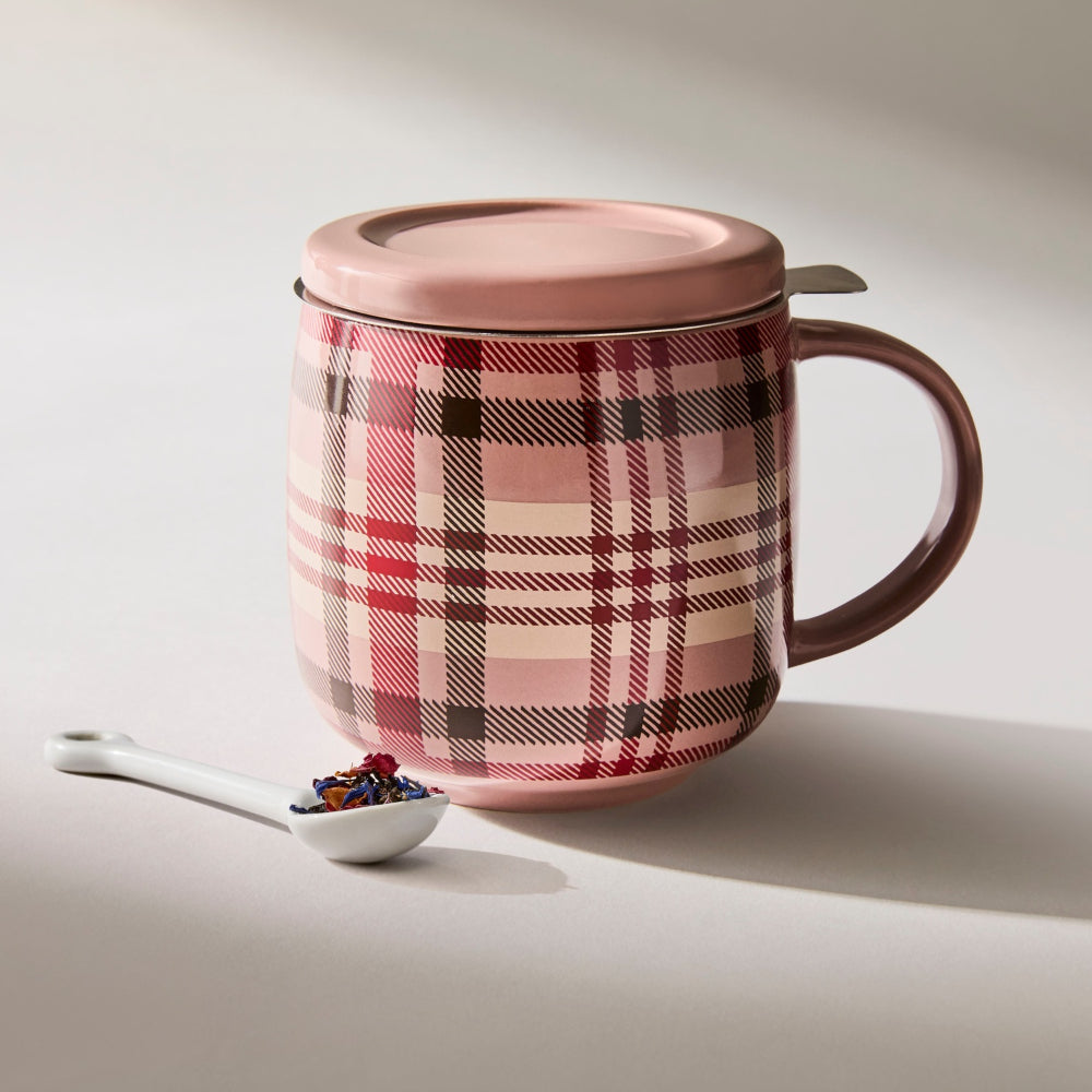 Salt & Pepper Kit Mug with Strainer and Lid 420ml