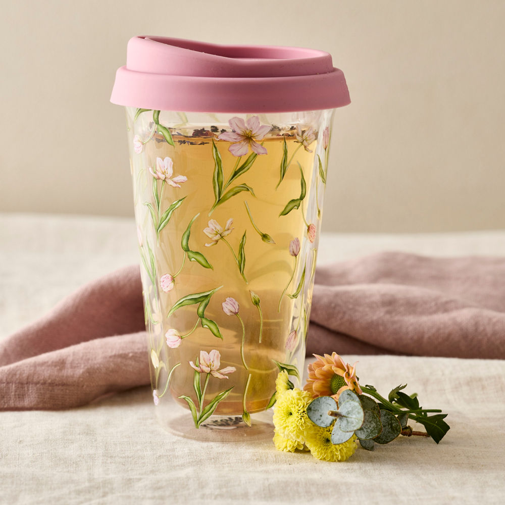 Alex Liddy Maisie Glass Travel Mug