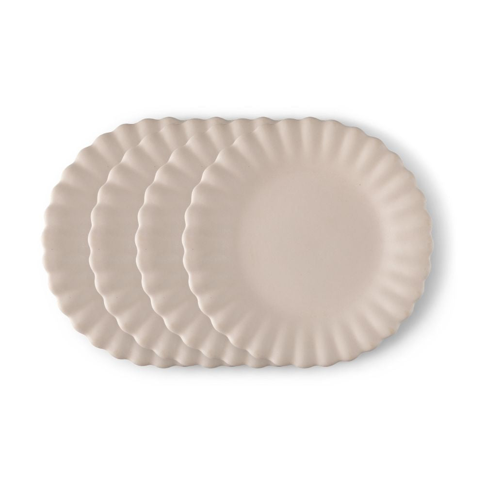 Salt & Pepper Leif Side Plate Set of 4 Organza 20cm