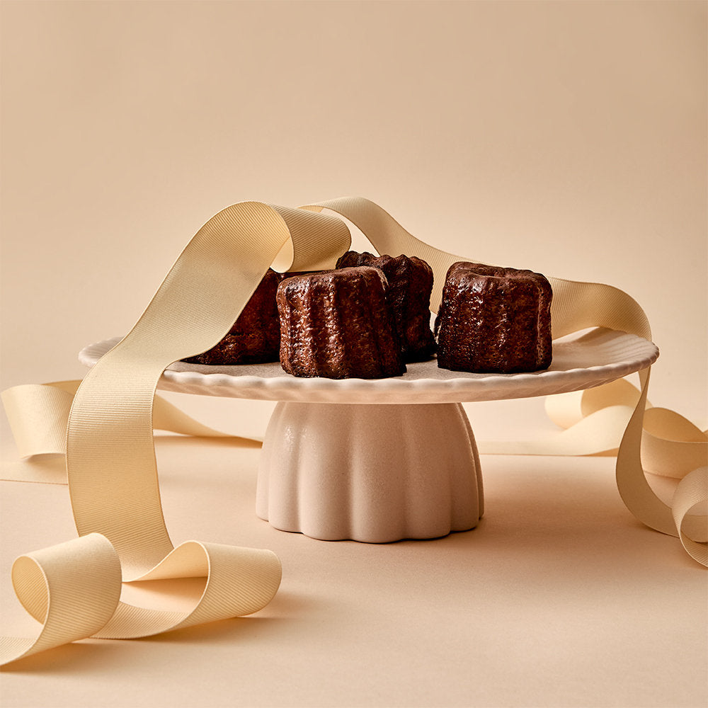 Salt & Pepper Leif Cake Stand Organza 29cm