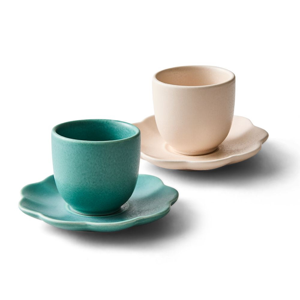 Salt & Pepper Leif Espresso Cup & Saucer Set of 2 110ml