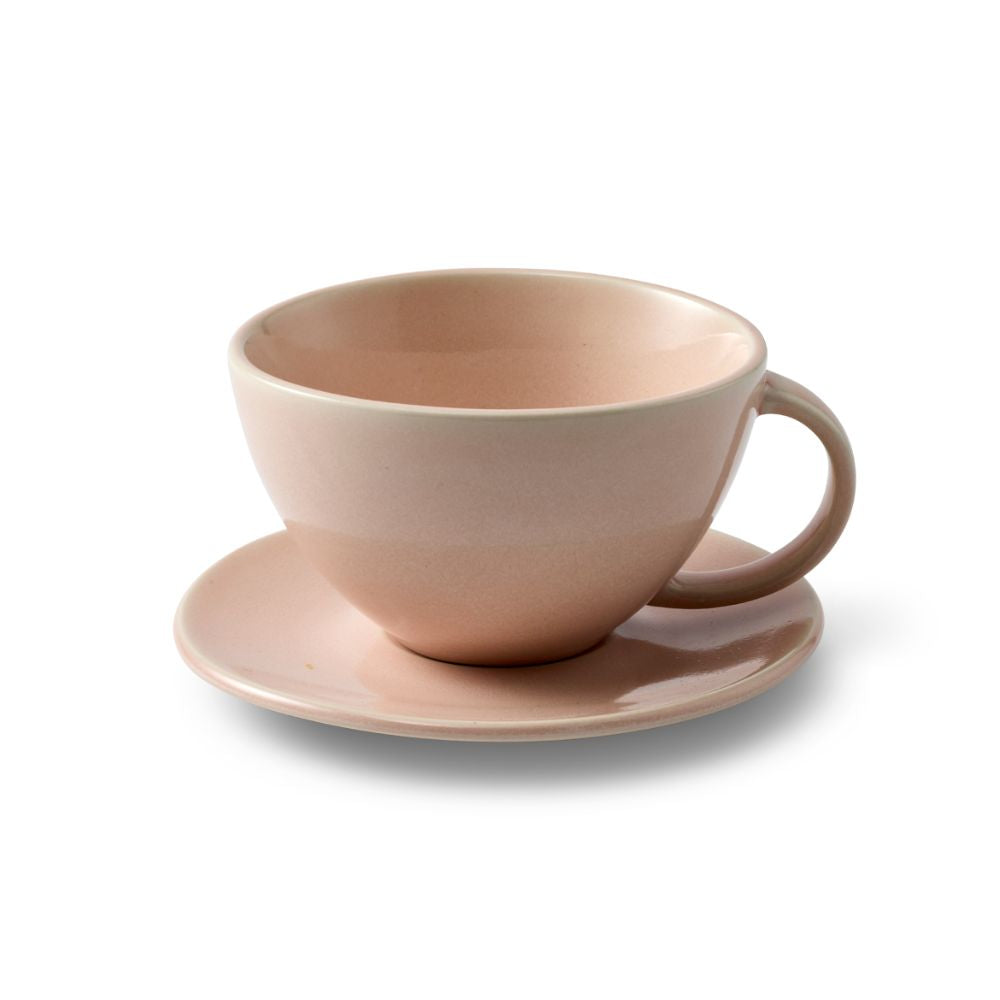 Salt & Pepper Riley Teacups & Saucers 360mL - Set of 4