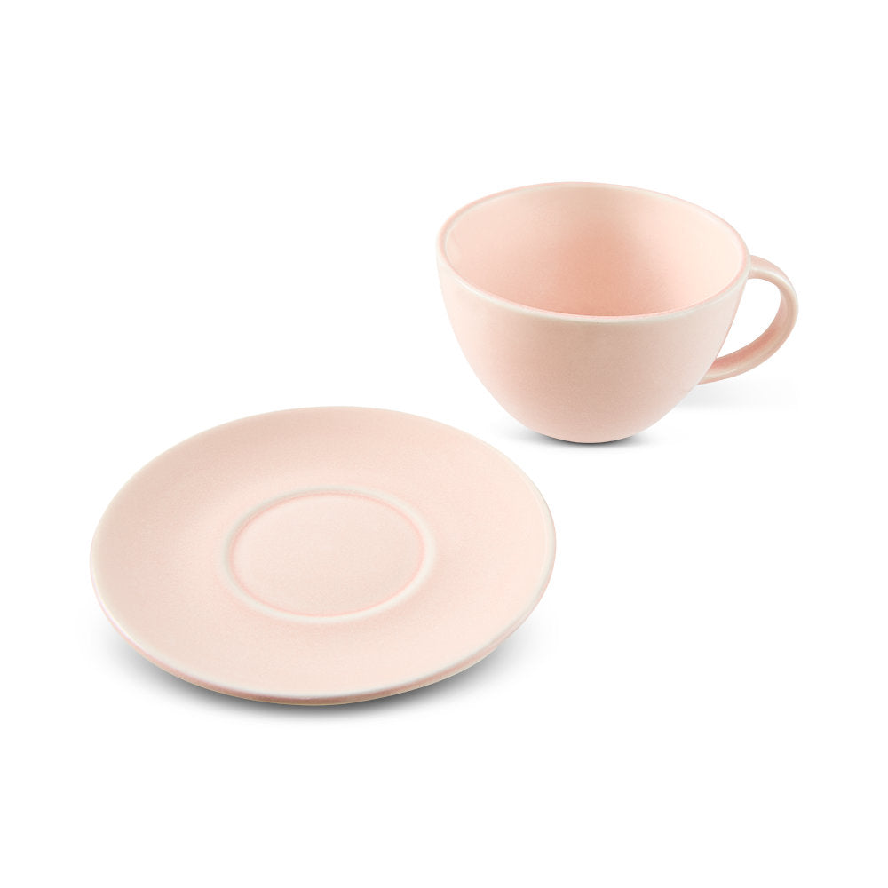 Salt & Pepper Riley Teacup & Saucer 320mL