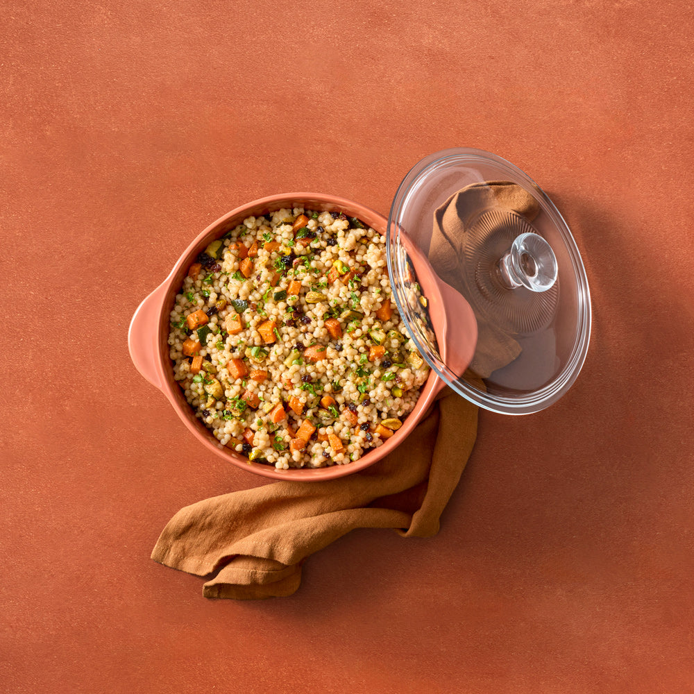 OvenBake Round Casserole Dish Terracotta
