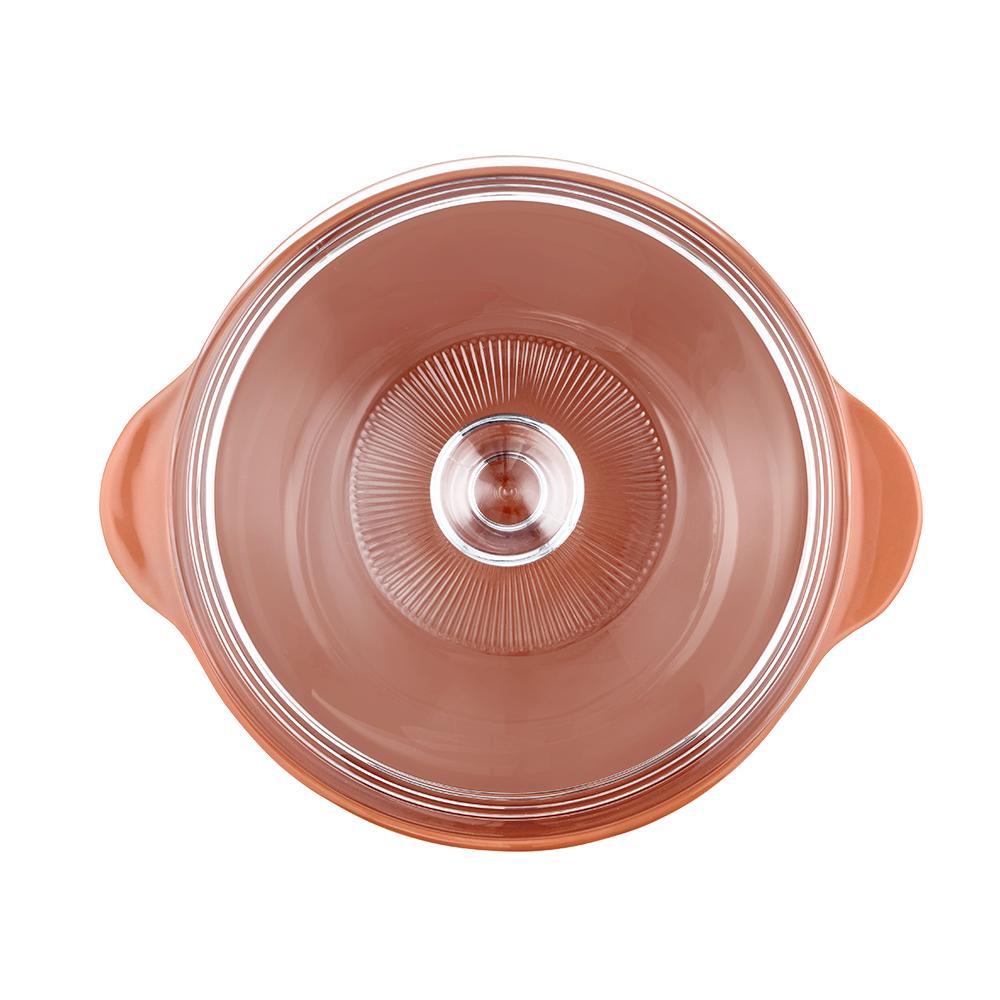 OvenBake Round Casserole Dish Terracotta