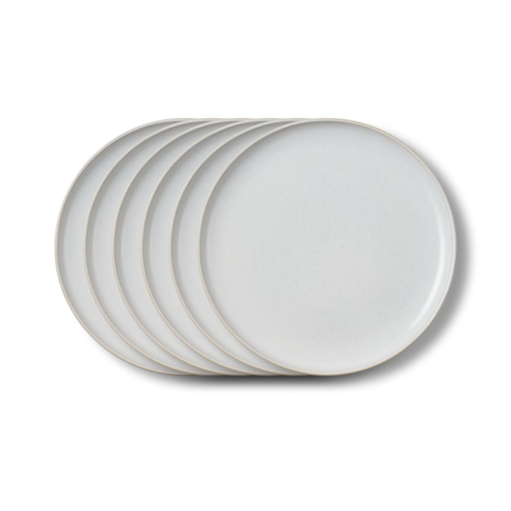 Salt & Pepper Relic Side Plates 20cm - Set of 6