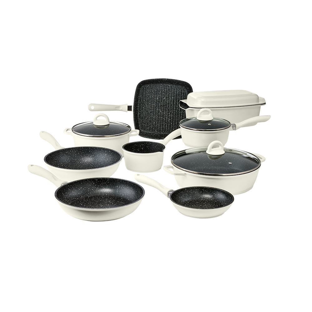 Baccarat STONE 10 Piece Cookware Set Cream