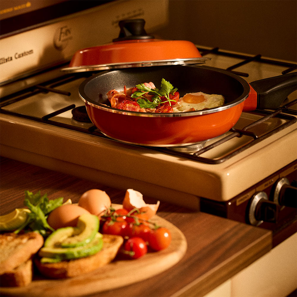 Bessemer Frypan 24cm Burnt Orange
