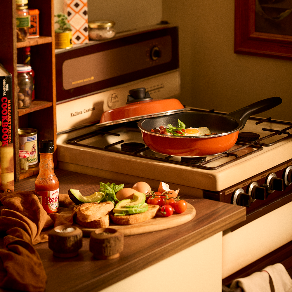 Bessemer Frypan 24cm Burnt Orange