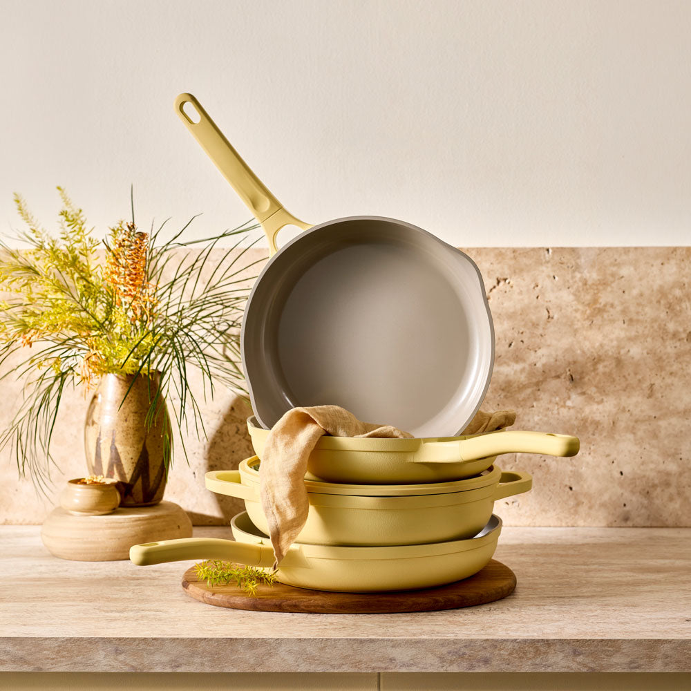 NOOK by Baccarat 4 Piece Cookware Set Butter