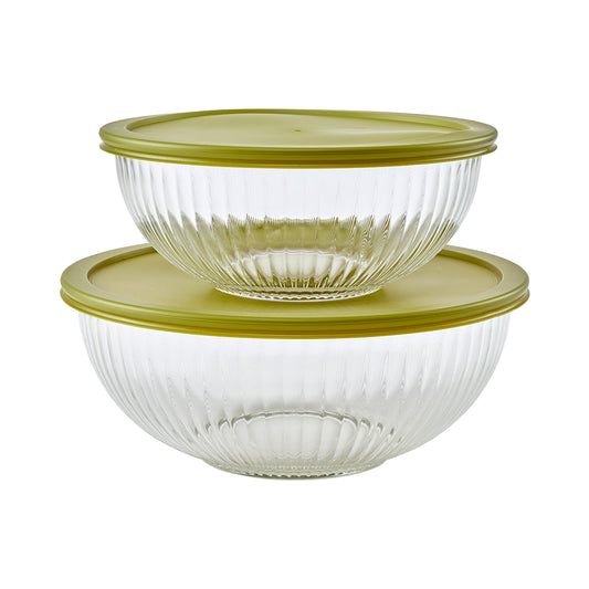 Alex Liddy Country Bloom Glass Nest Bowl Set of 2