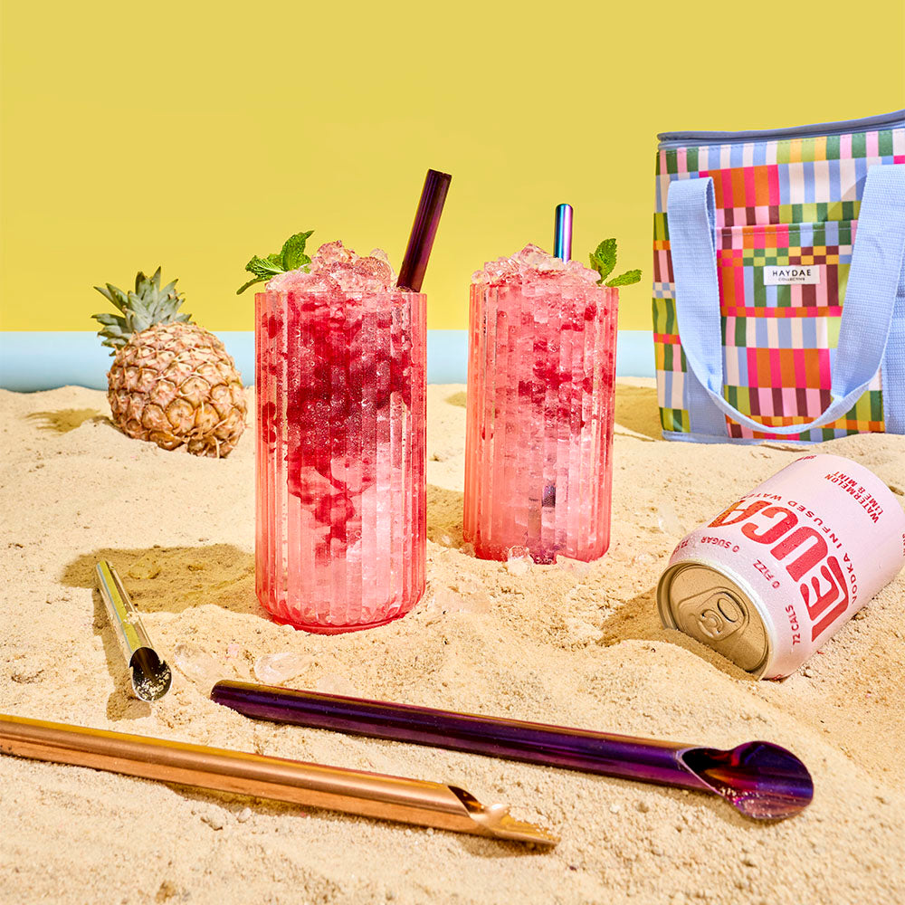 HAYDAE COLLECTIVE Reusable Boba Straws Set of 4