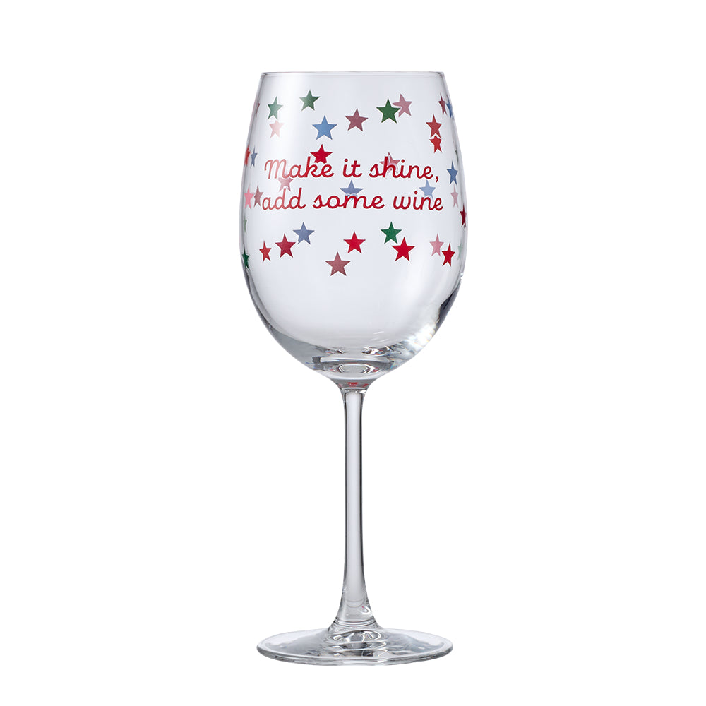 Ambrosia Santas Workshop Set of 2 Wine Glasses