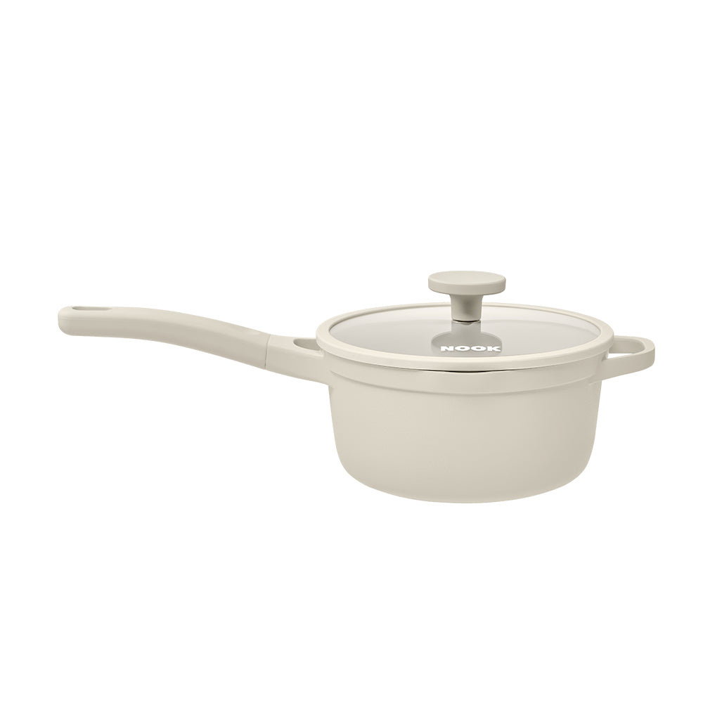 NOOK by Baccarat 4 Piece Cookware Set Cream