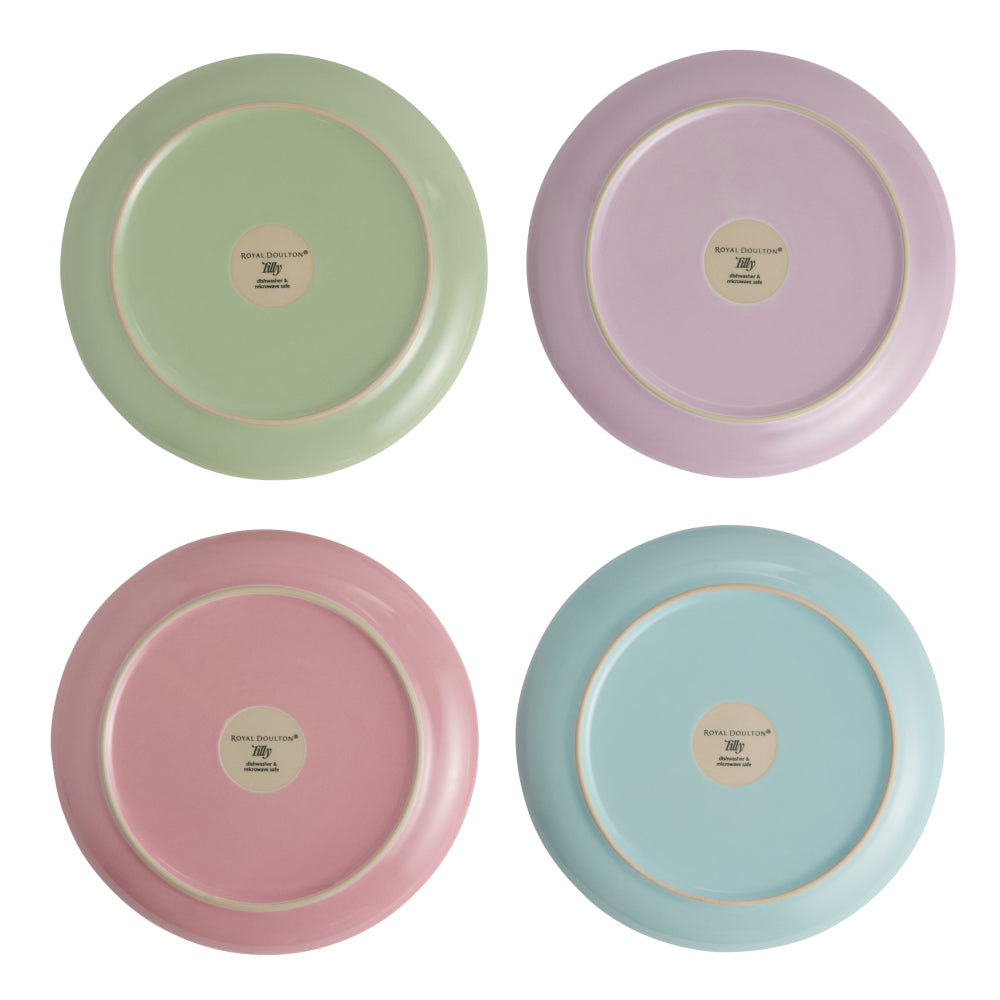 Royal Doulton Tilly Ramsay Set Of 4 Plates 21cm