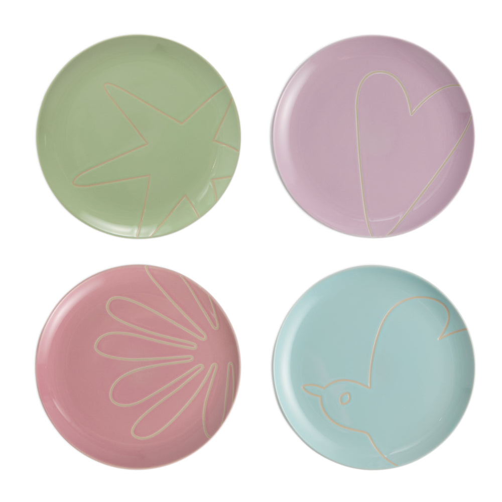 Royal Doulton Tilly Ramsay Set Of 4 Plates 21cm