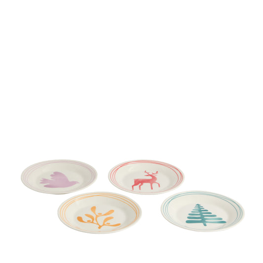 Royal Doulton 1815 Set Of 4 Christmas Platters