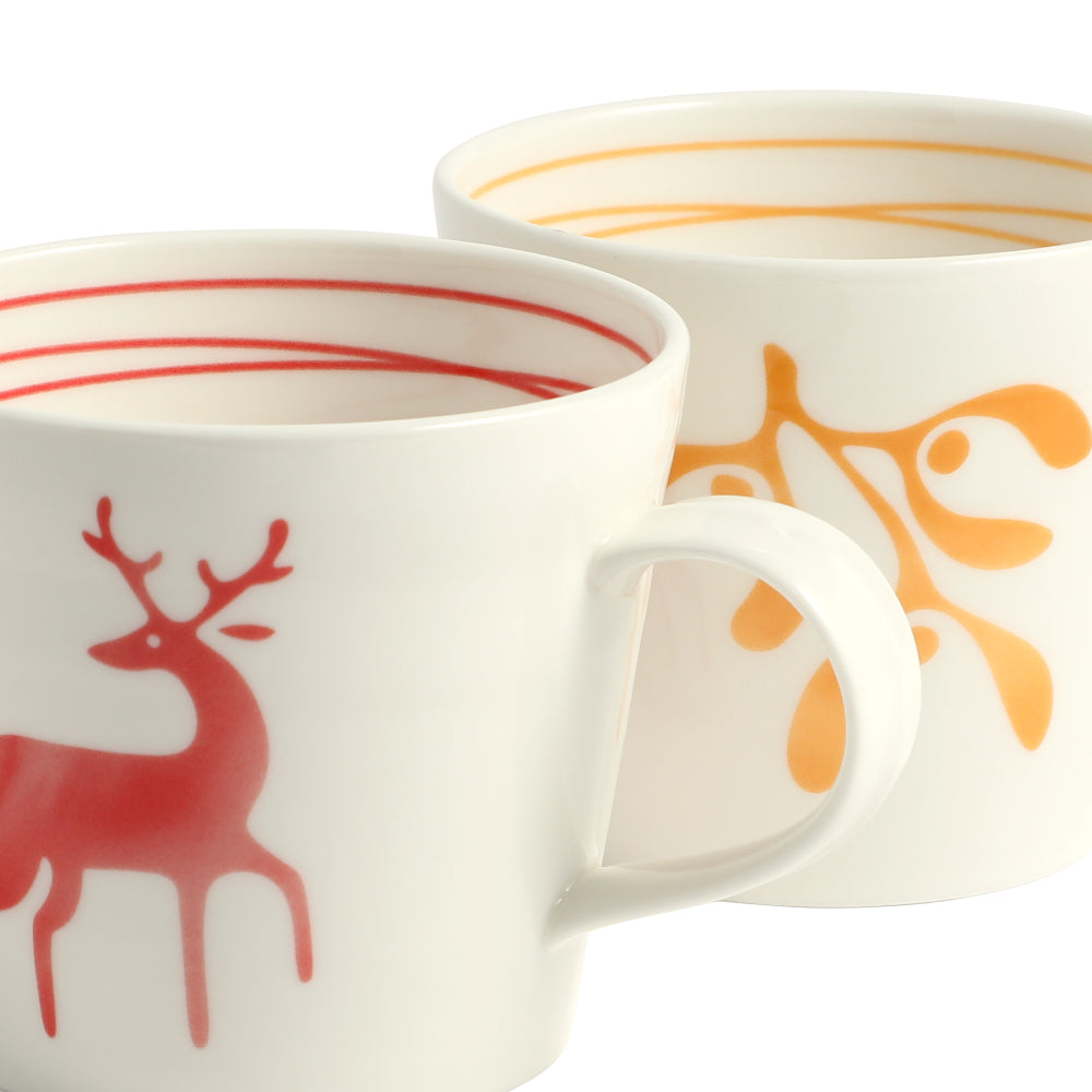 Royal Doulton 1815 Set Of 4 Christmas Mugs 400ml