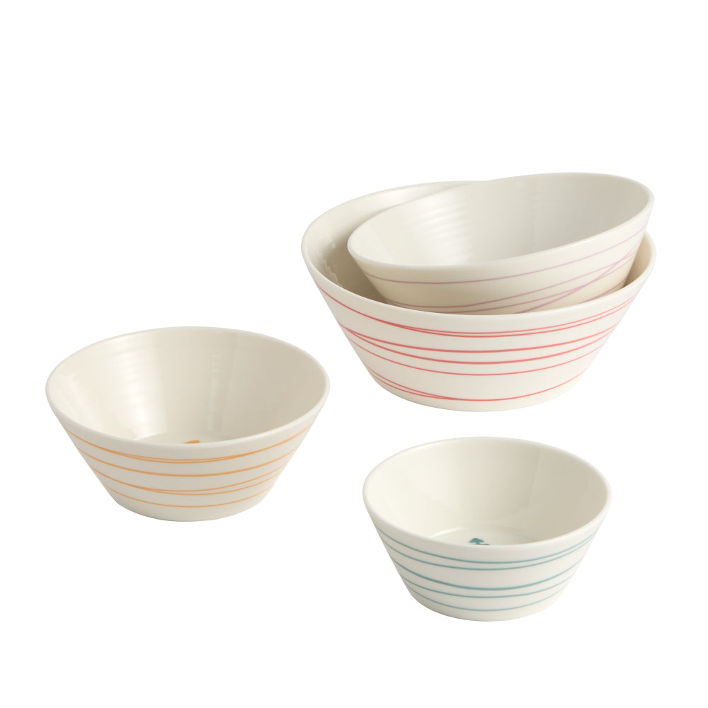 Royal Doulton 1815 Set Of 4 Christmas Stacking Bowls