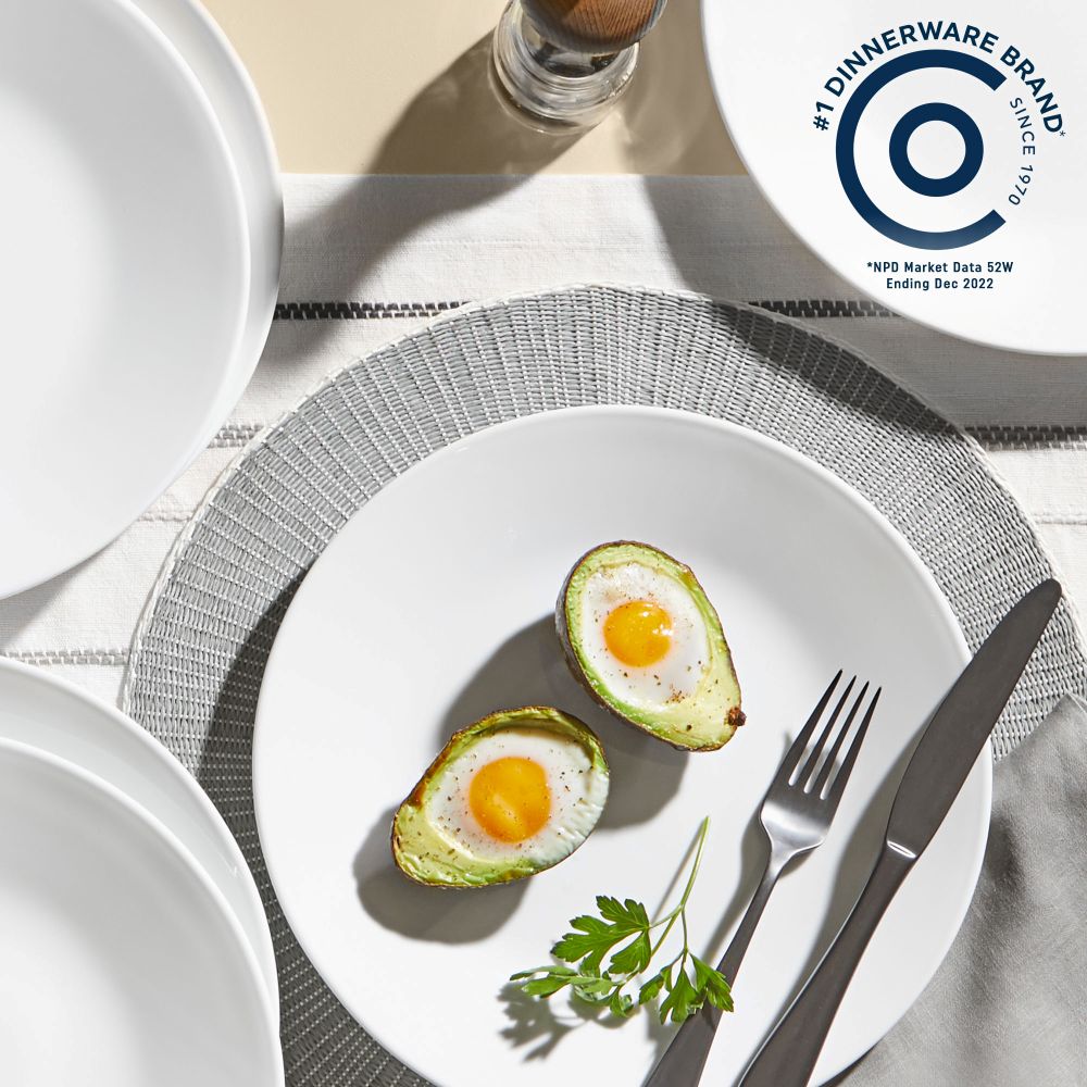 Corelle Winter Frost White 32 Piece Dinner Set