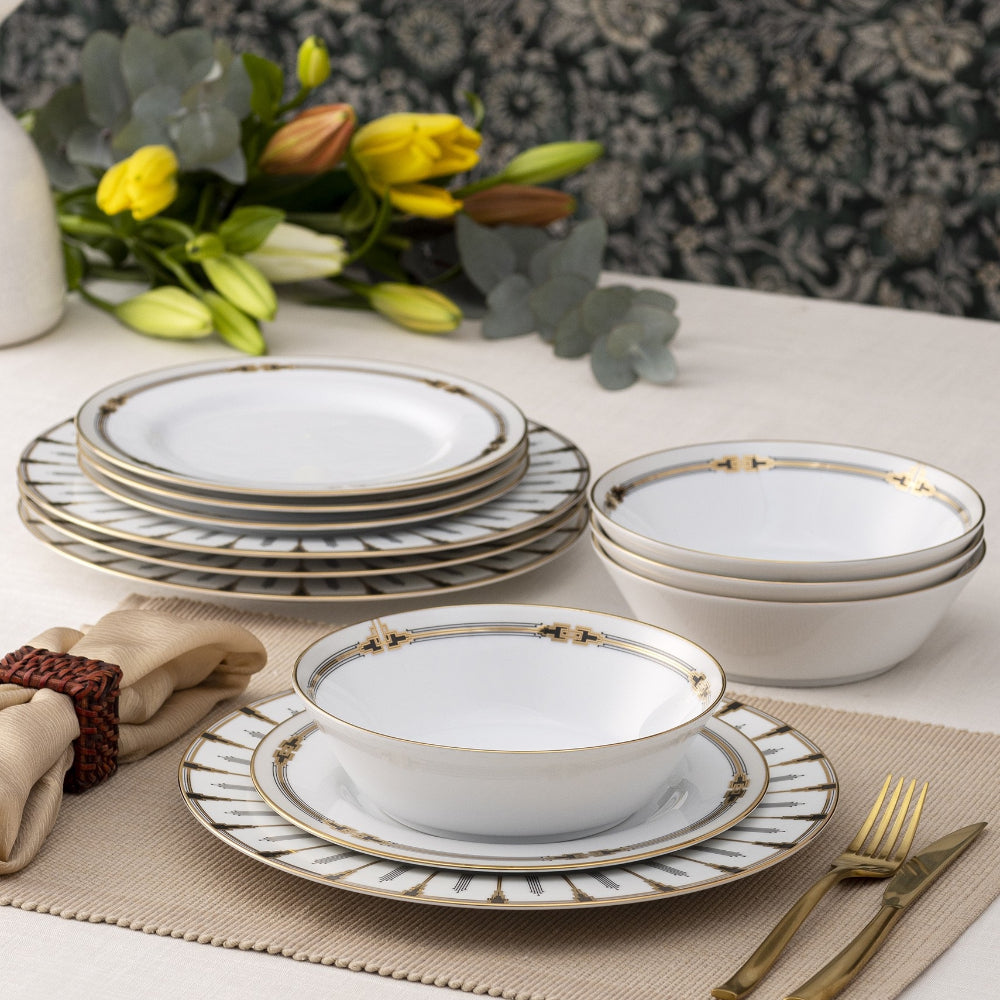 Noritake Empire Gold 12 Piece Dinner Set