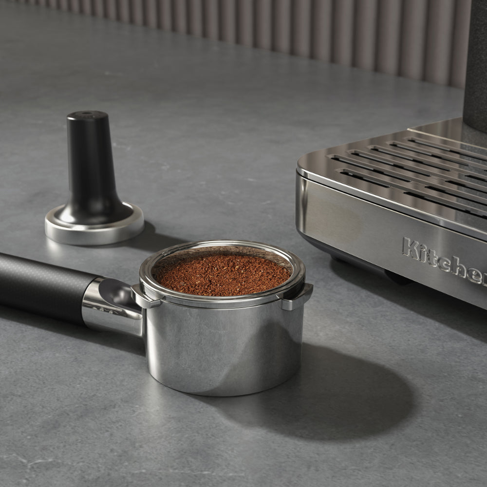 KitchenAid Semi Automatic Espresso Machine With Burr Grinder Porcelain
