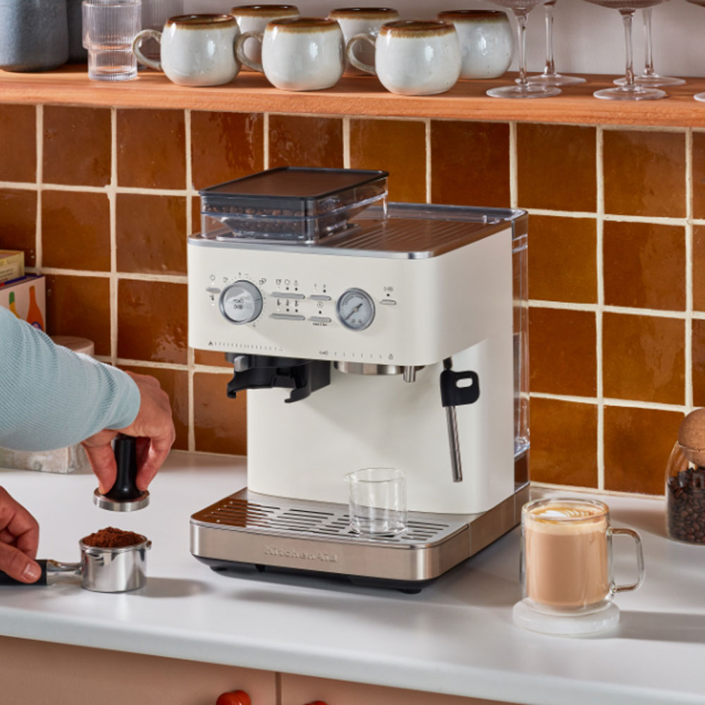 KitchenAid Semi Automatic Espresso Machine With Burr Grinder
