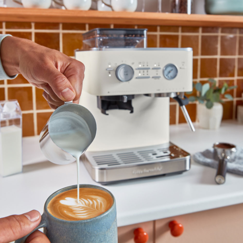 KitchenAid Semi Automatic Espresso Machine With Burr Grinder