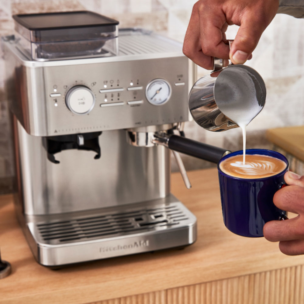 KitchenAid Semi Automatic Espresso Machine With Burr Grinder