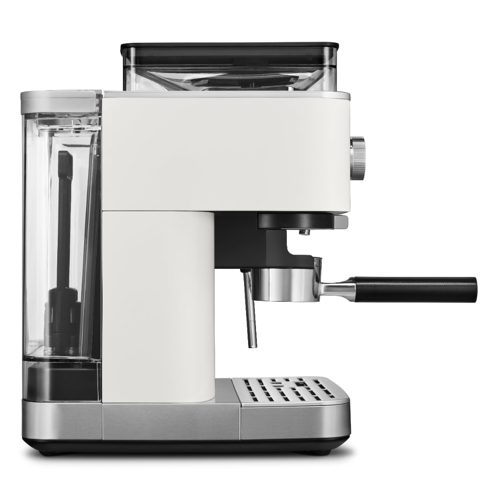 KitchenAid Semi Automatic Espresso Machine With Burr Grinder Porcelain
