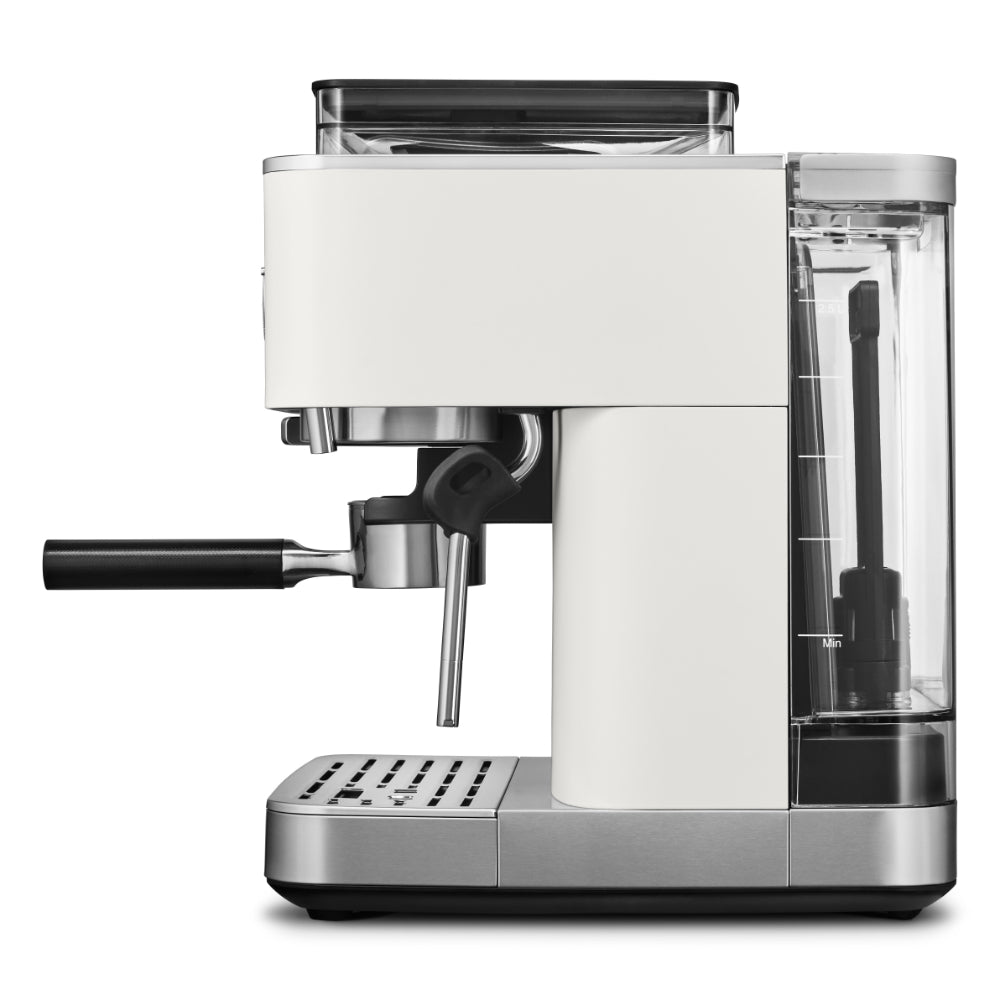 KitchenAid Semi Automatic Espresso Machine With Burr Grinder Porcelain