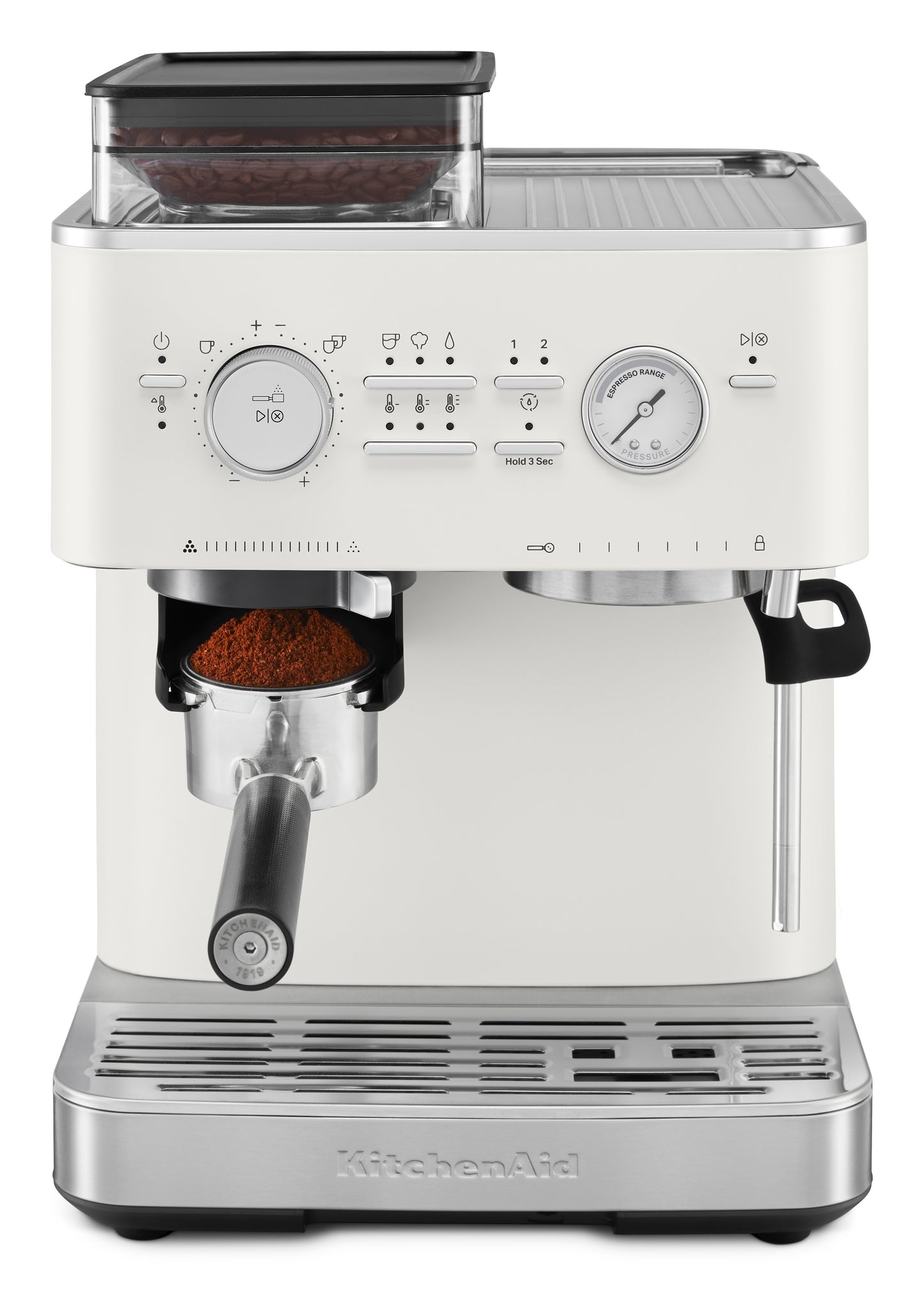 KitchenAid Semi Automatic Espresso Machine With Burr Grinder Porcelain
