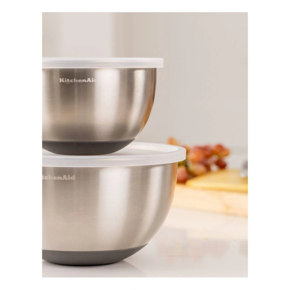 Kitchenaid Set of 2 Stainless Steel Mixing Bowls