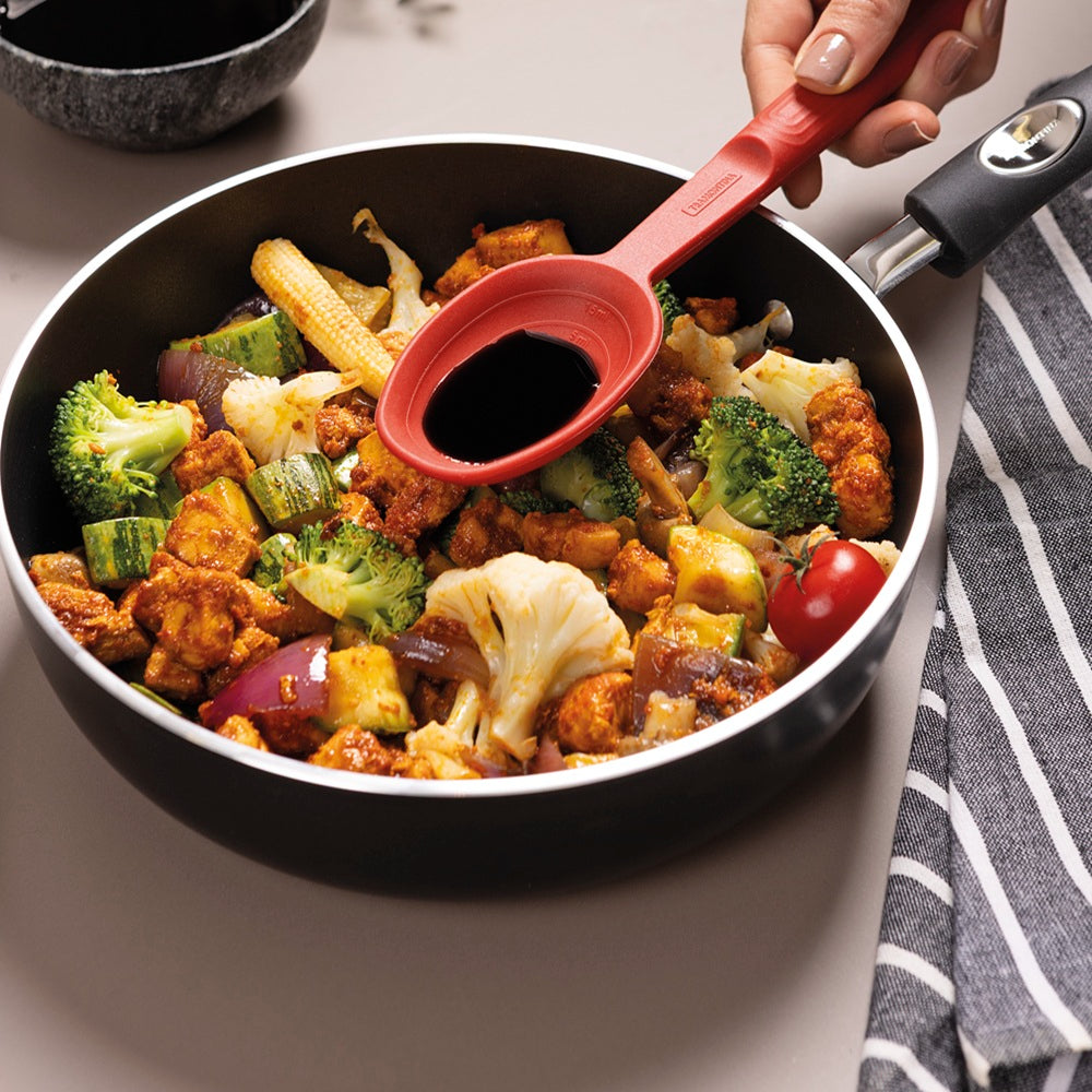 Tramontina Soffta Measure & Serving Spoon Red