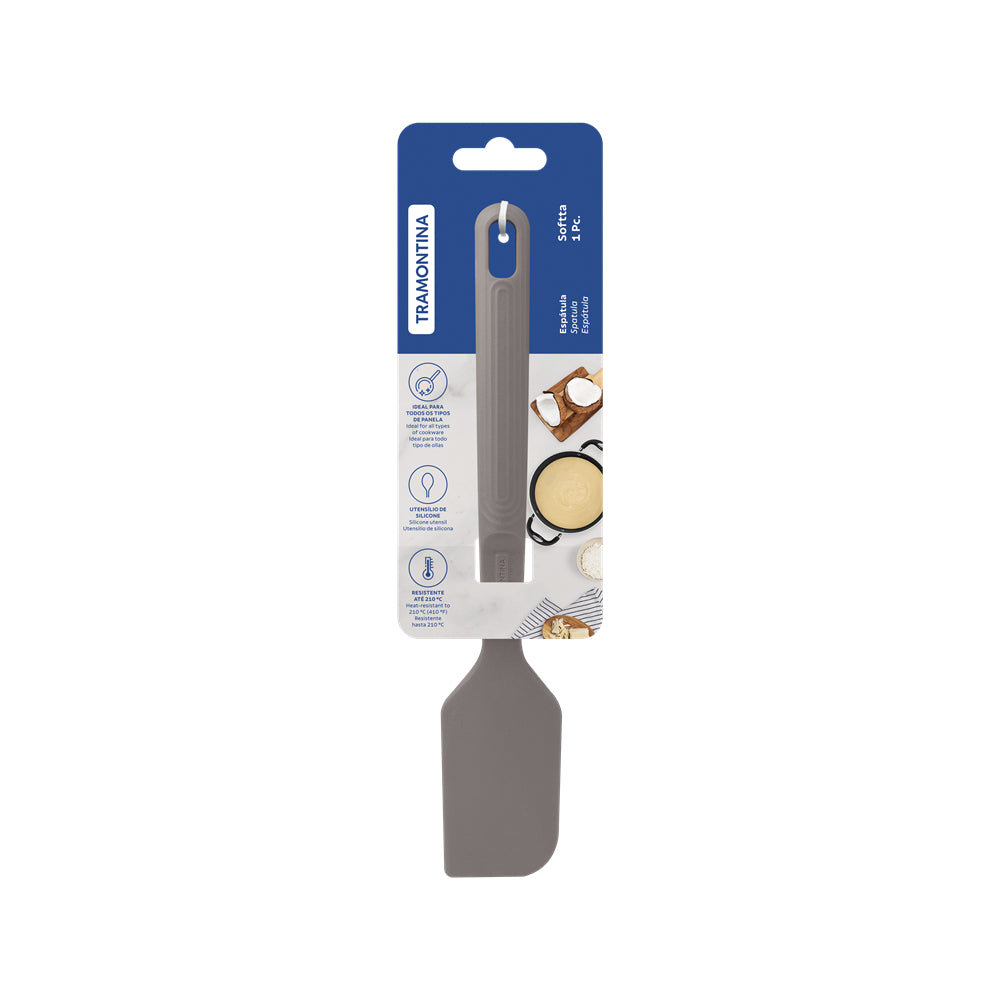 Tramontina Soffta Edge Scrape Spatula Grey