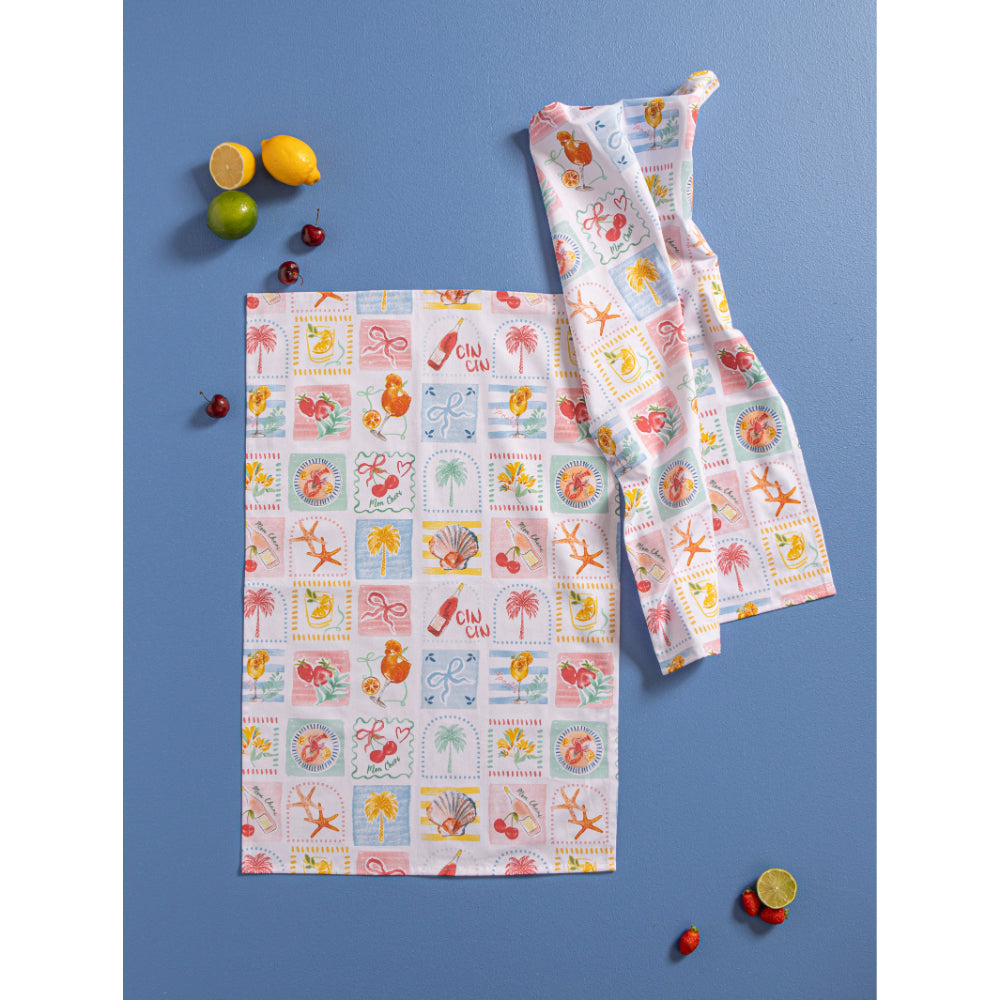 Ladelle Capri Set Of 2 Kitchen Towels