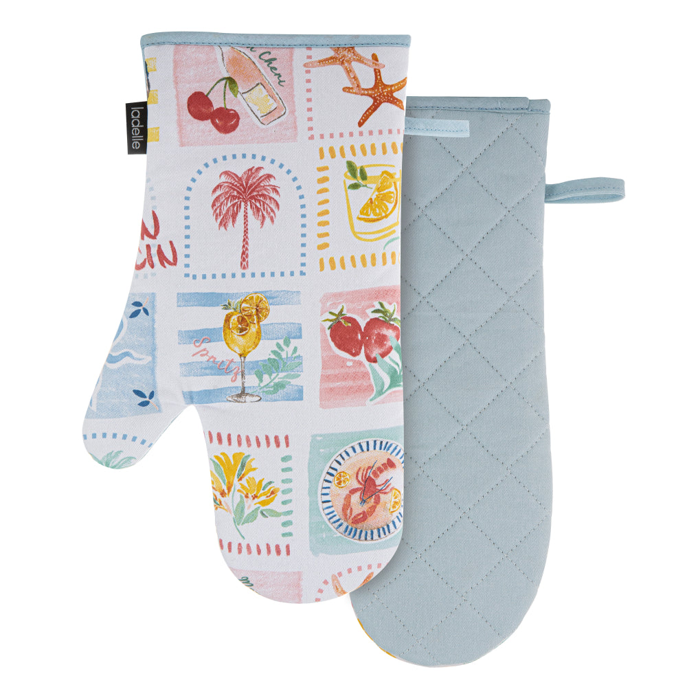 Ladelle Capri Set Of 2 Oven Mitts