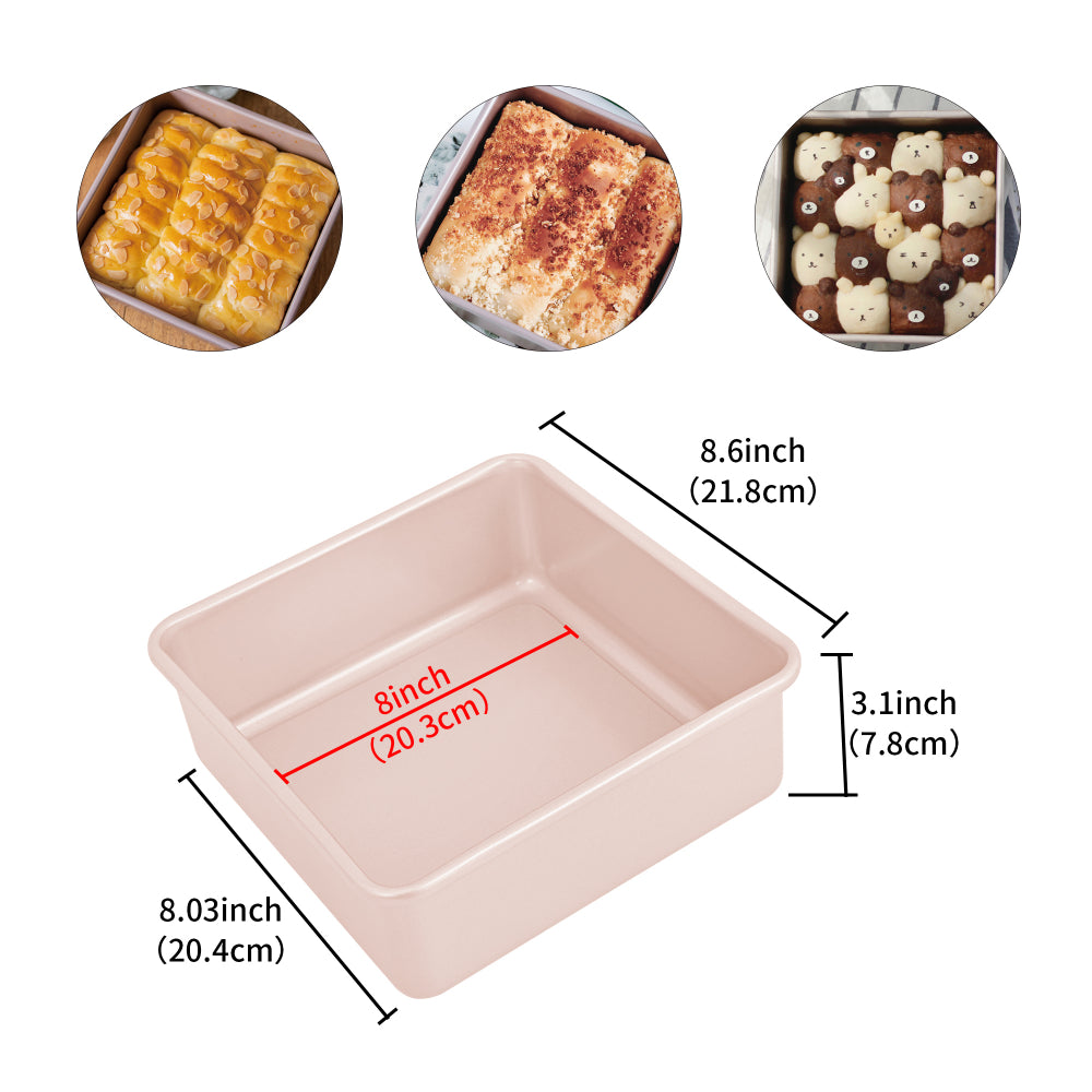Chefmade Square Cake Pan With Loose Base 22cm