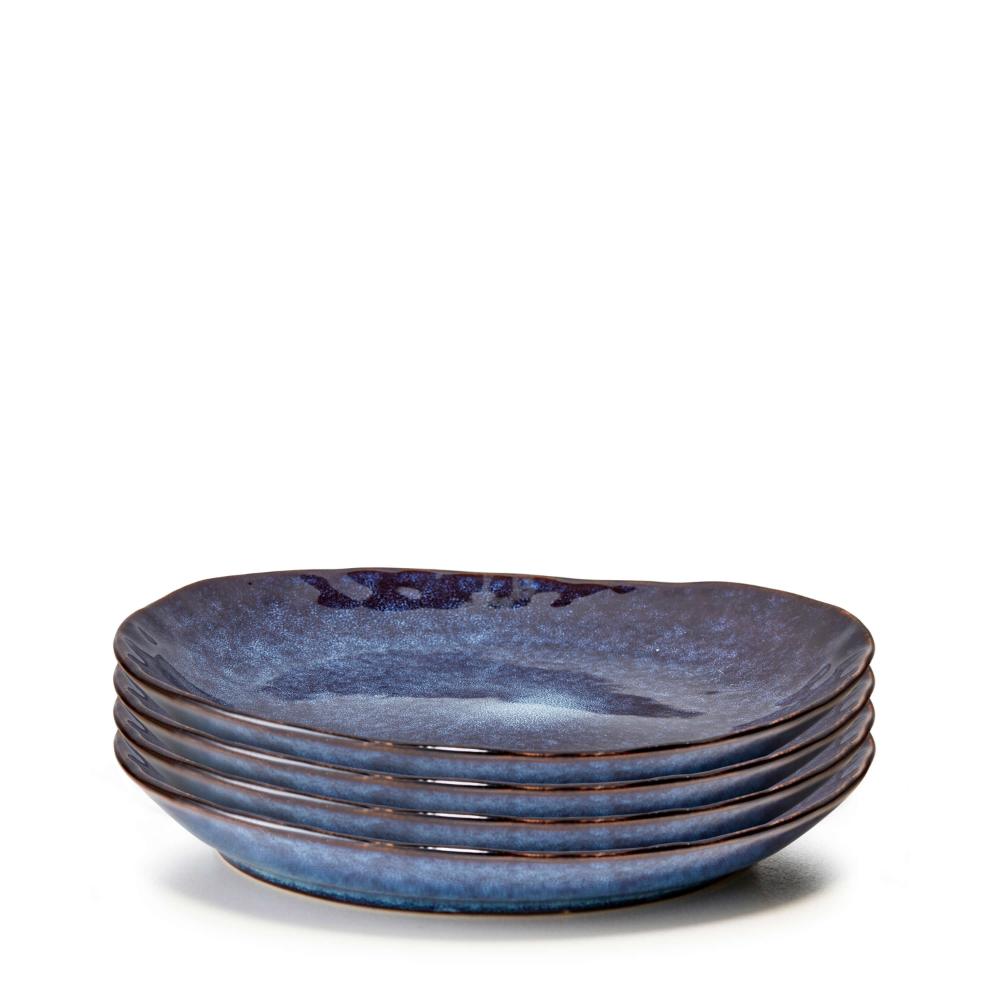 Salt & Pepper Nomad Side Plates 22cm - Set of 4