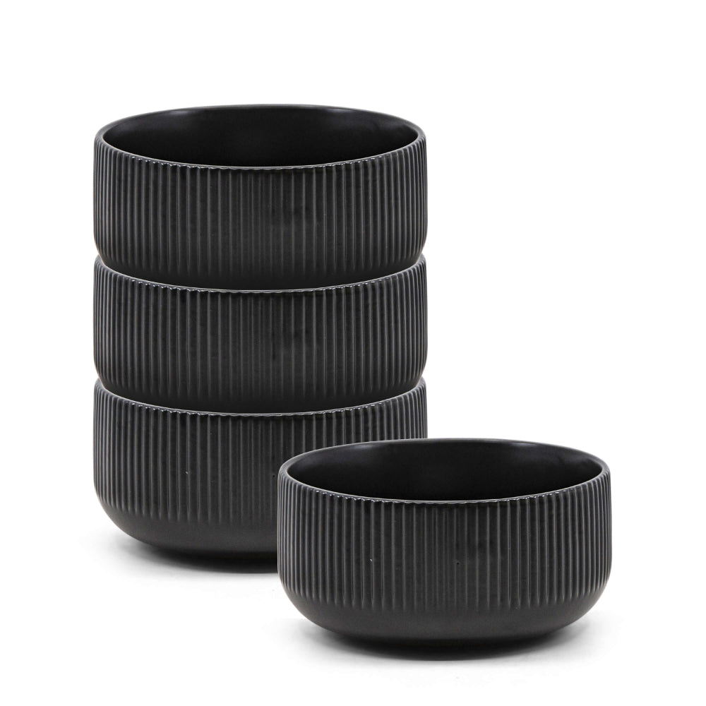 Salt & Pepper Brae Rice Bowls 12 x 6cm - Set of 4