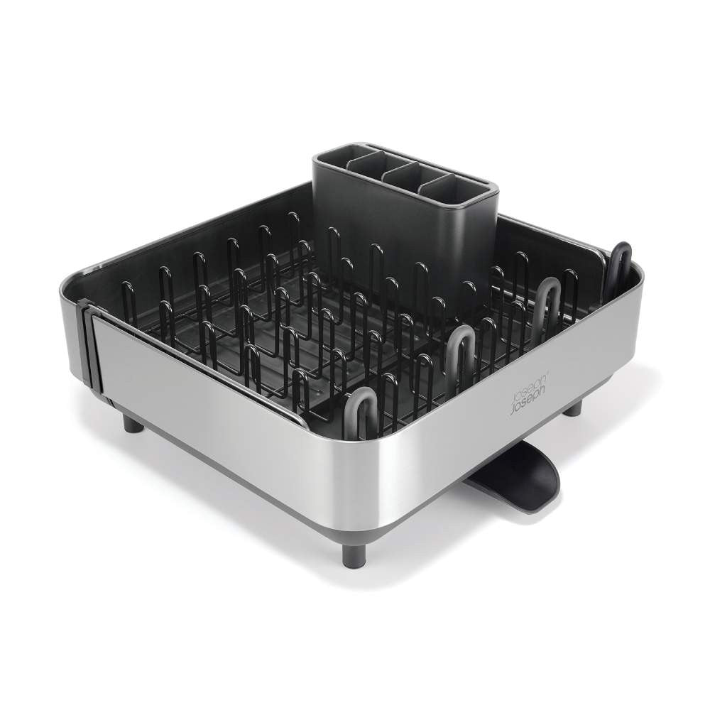 Joseph Joseph Extend Steel Plus Dish Rack With Wine Rack
