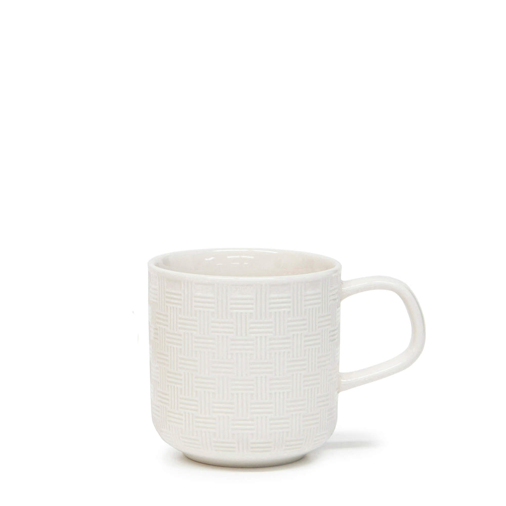Salt & Pepper Barista Embossed Mug 300mL - Set of 6