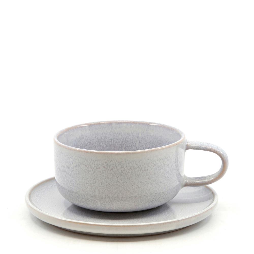 Salt & Pepper Relic Tea Cup & Saucer 260mL