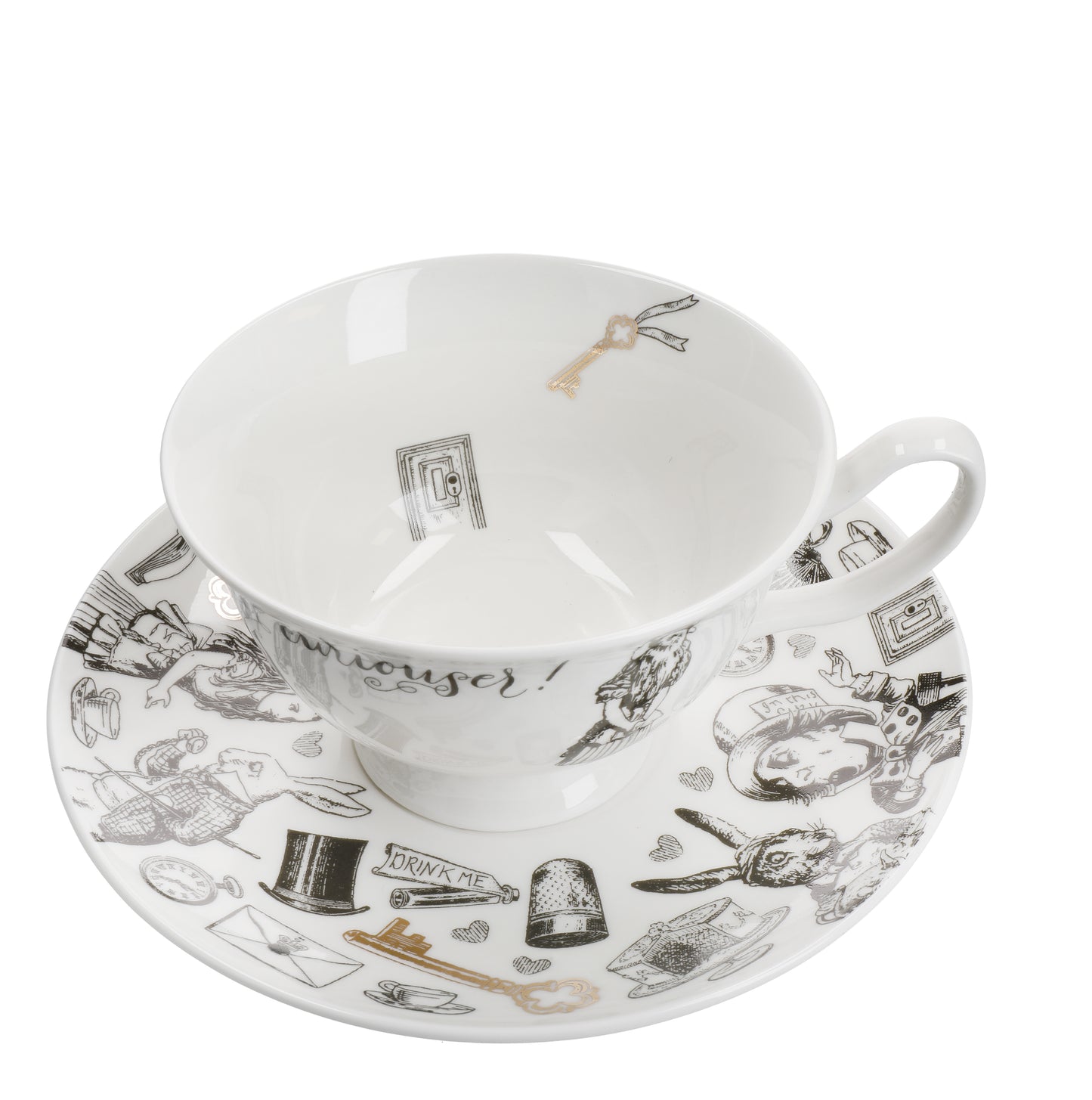 Mikasa x V&A Alice In Wonderland Cup & Saucer 210ml