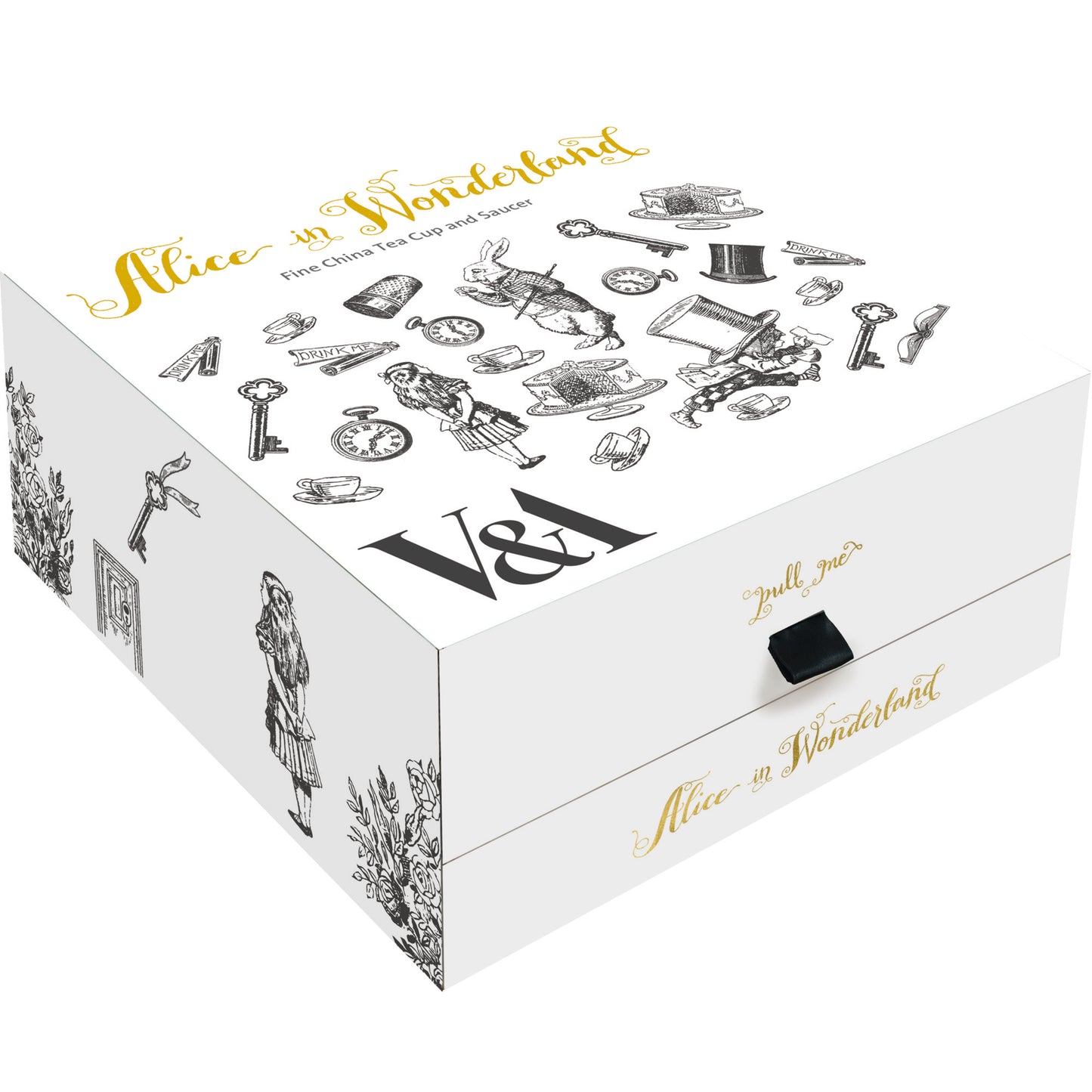 Mikasa x V&A Alice In Wonderland Cup & Saucer 210ml