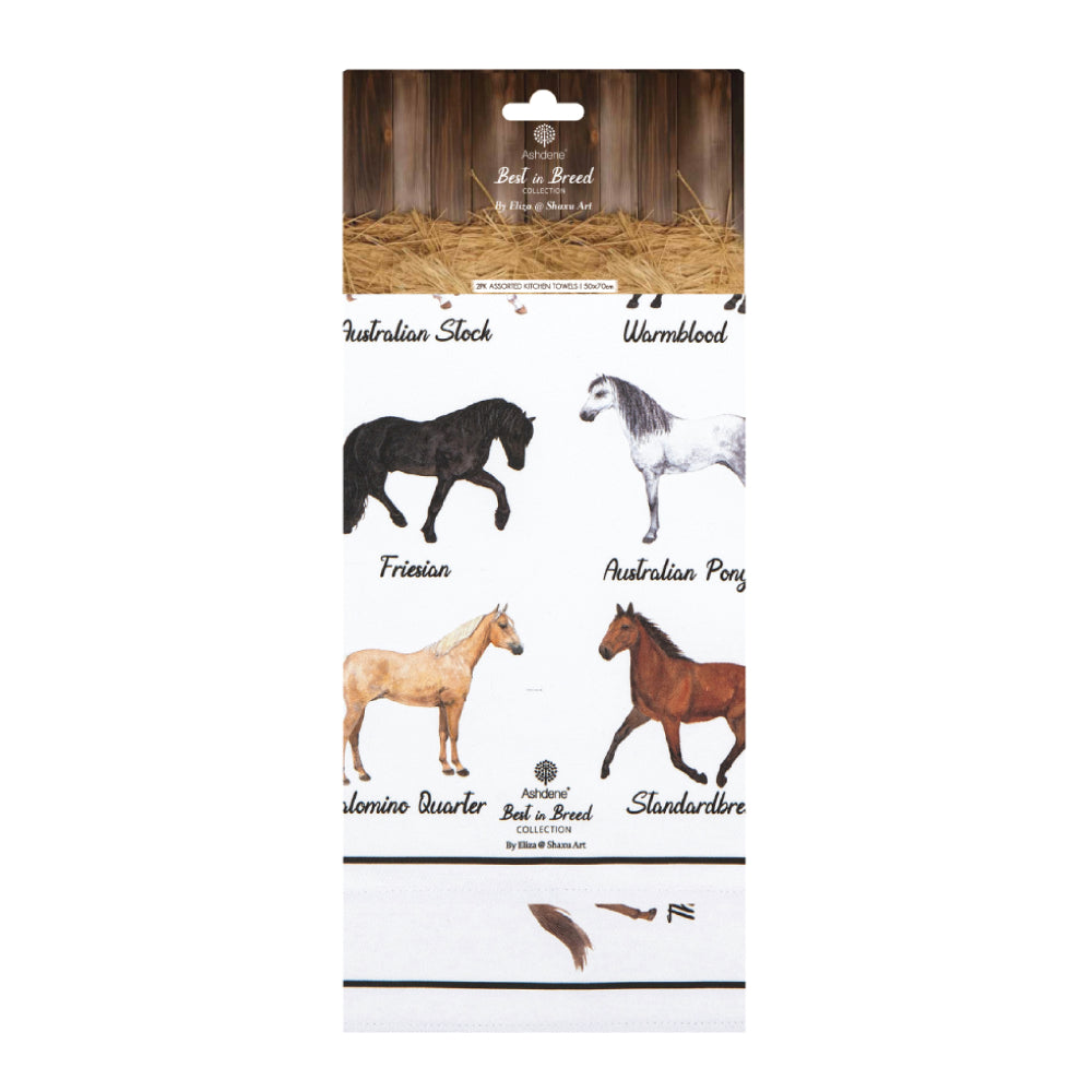 Ashdene Best In Breed Horse Set Of 2 Kitchen Towels