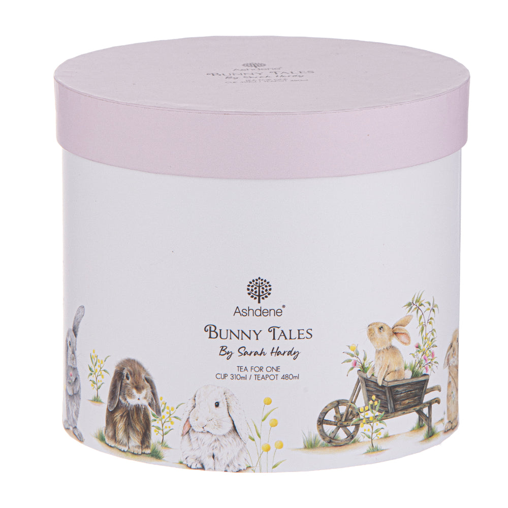 Ashdene Bunny Tales Glass Top Tea For One
