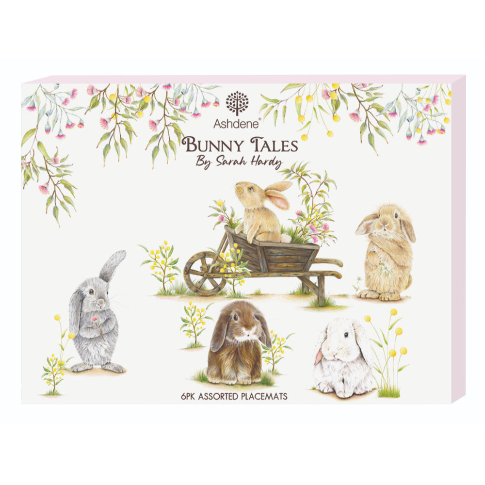 Ashdene Bunny Tales Set of 6 Placemats