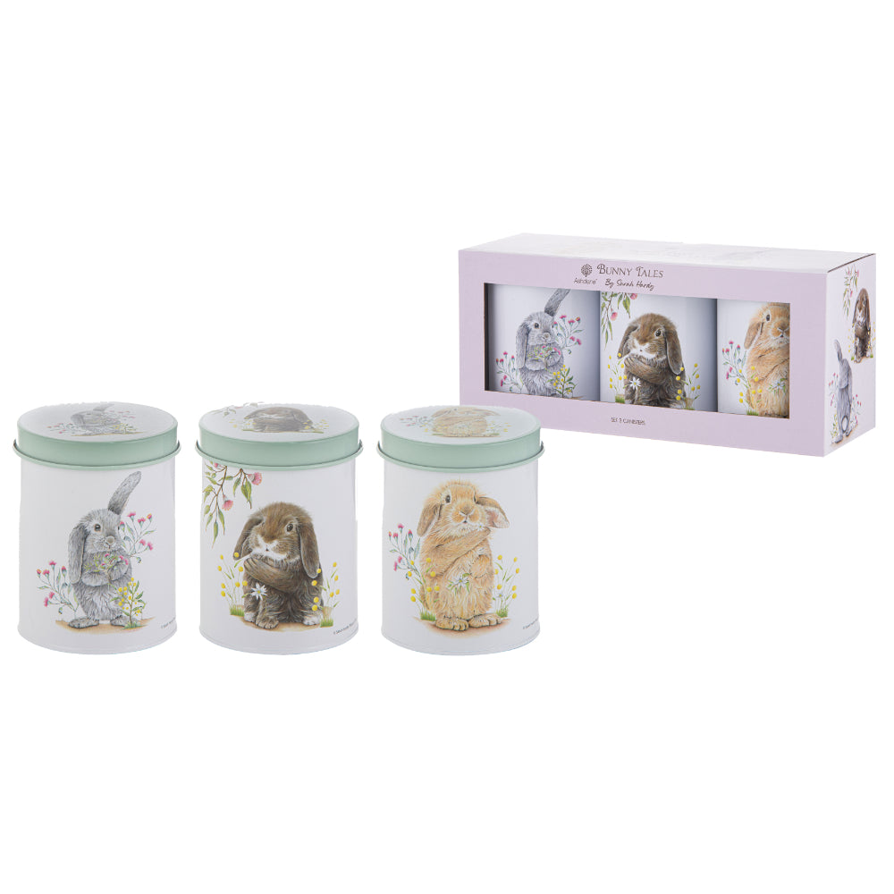 Ashdene Bunny Tales Set of 3 Canisters
