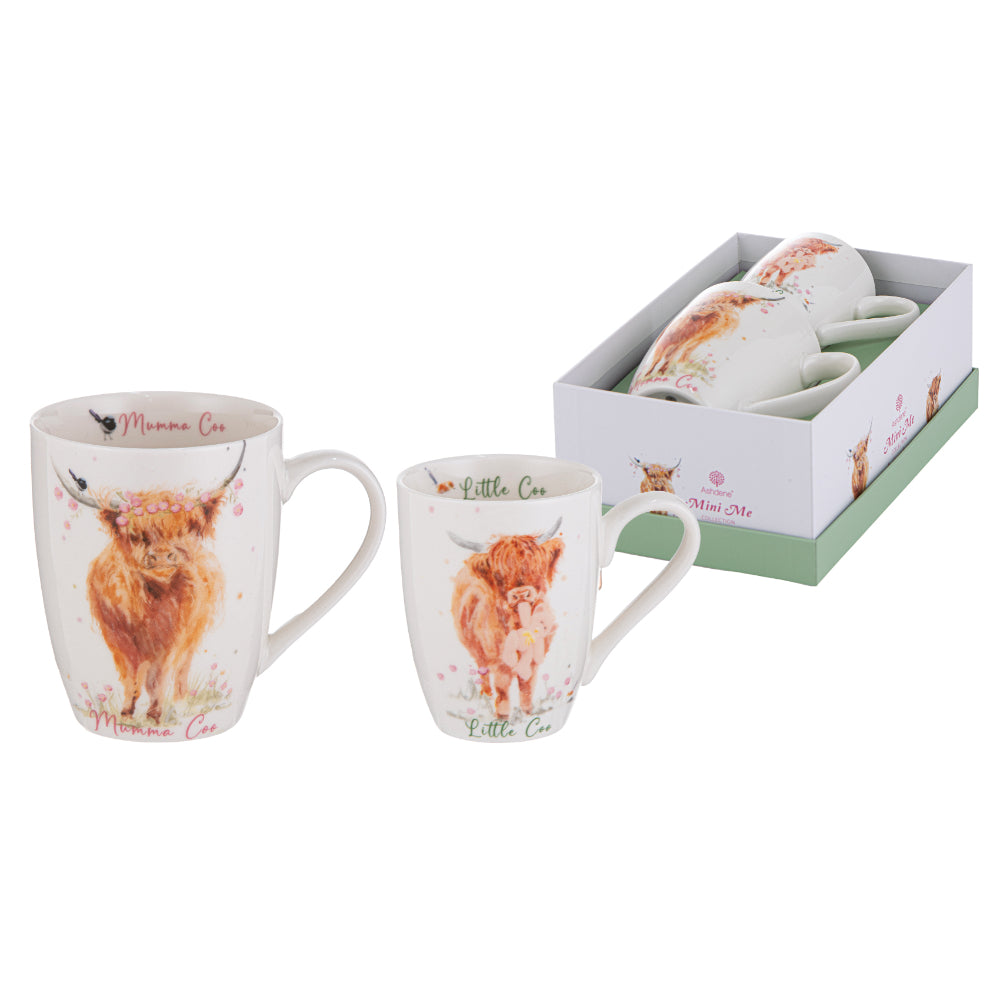 Ashdene Mini Me Mumma & Little Coo 2 Piece Mug Gift Set